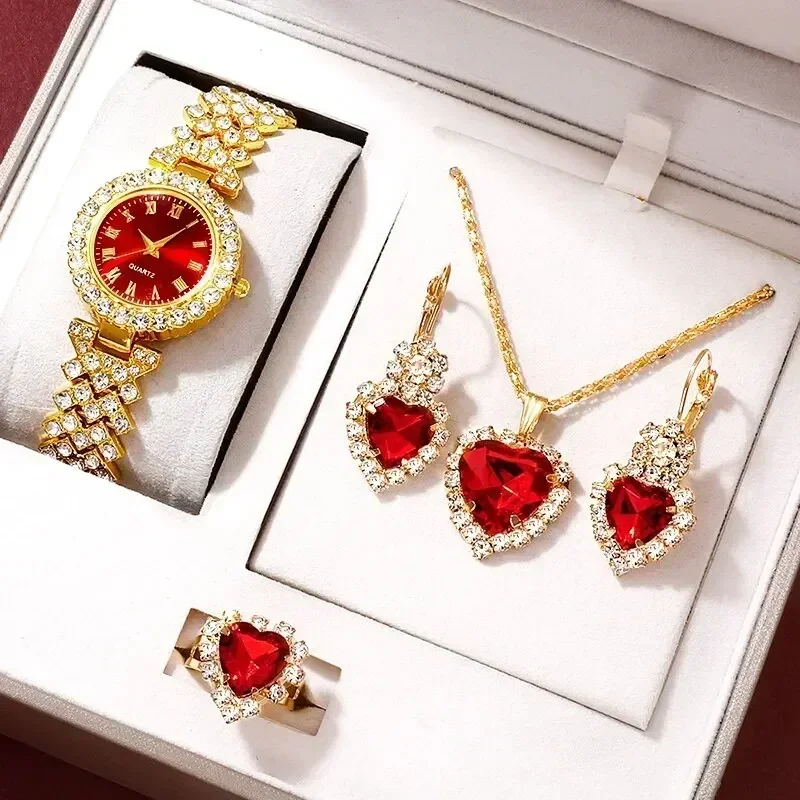 Jewelry Clasp Watches - Золотые роскошные часы для женщин, кольцо,