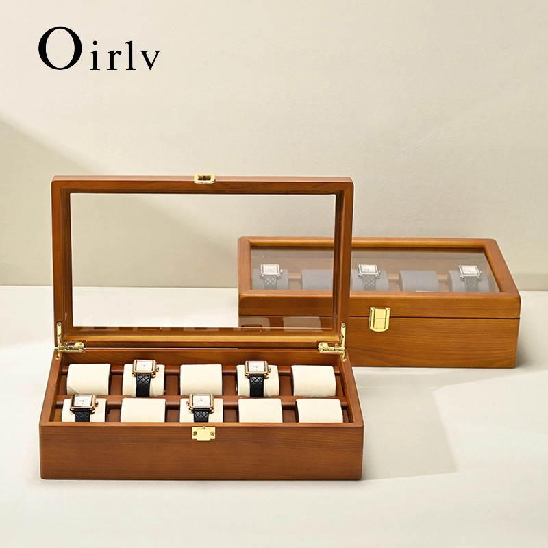 Jewelry Box That Holds Watches - Oirlv 10-сетка, коробка для часов, деревянная