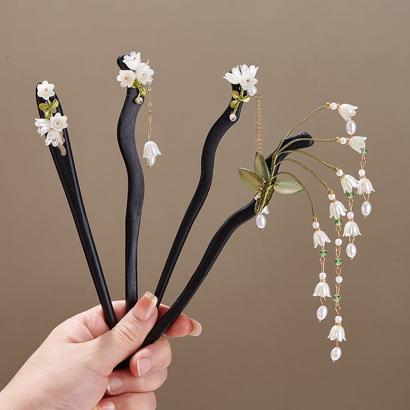 Shop Jewelry & Watches Near Me - Деревянная заколка для волос с цветком,