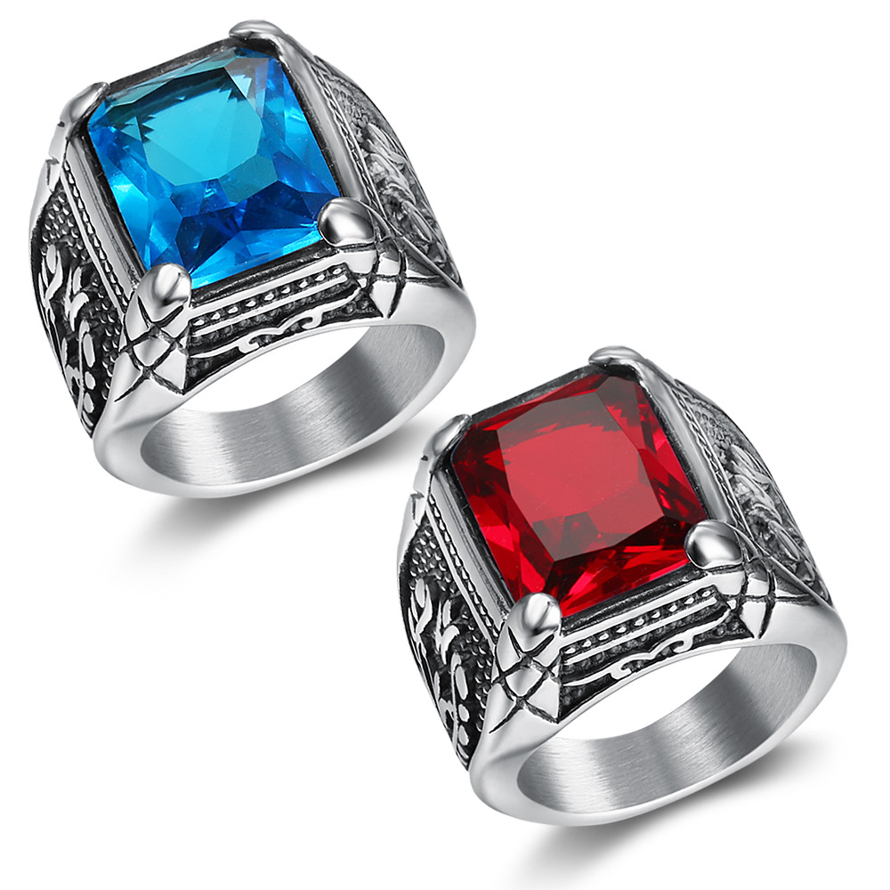 Mens Signet Ring - Перстень с полудрагоценными камнями для мужчин,