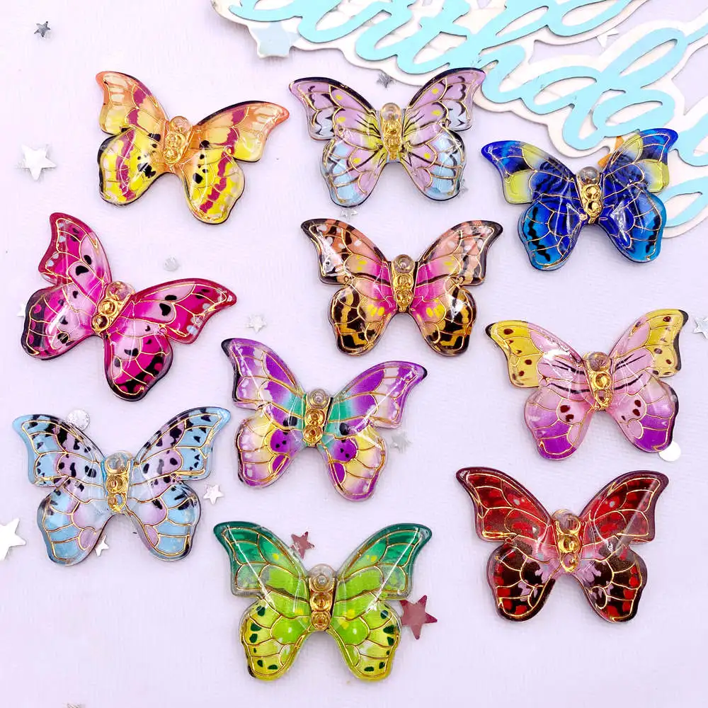 Paradise Jewelry & Watches Llc Miami Photos - 10 шт. красочные красивые фигурки бабочек