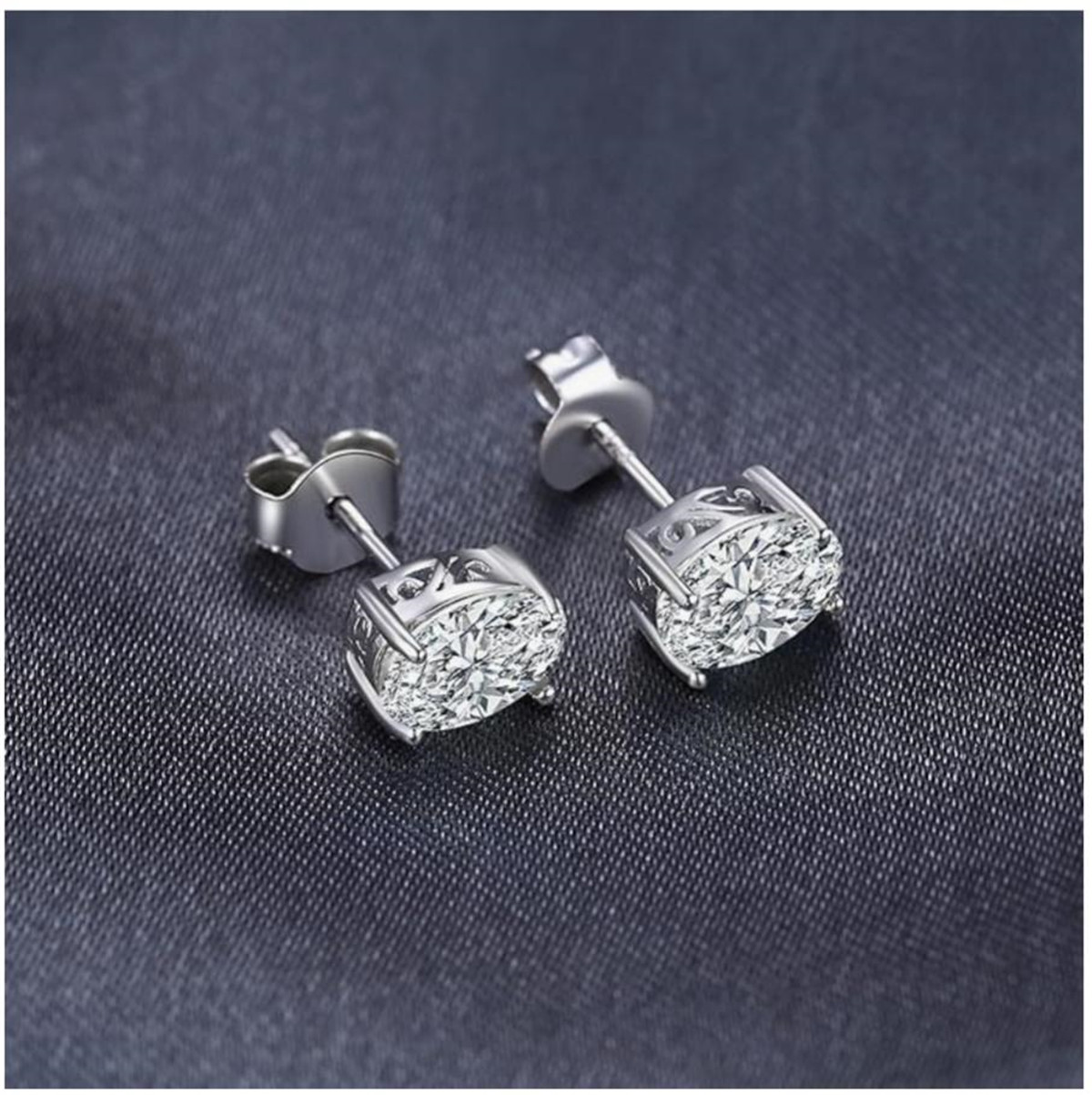 14-каратное золото, физическое – обзор и цена Diamond Stud Earrings