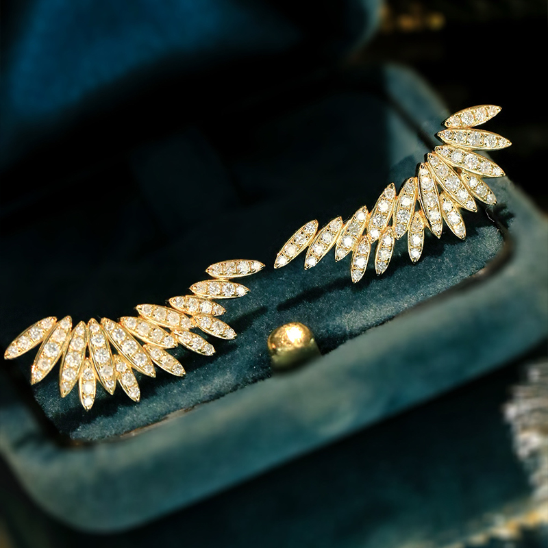 Серьги-гвоздики Aazuo из белог – обзор и цена Diamond Stud Earrings