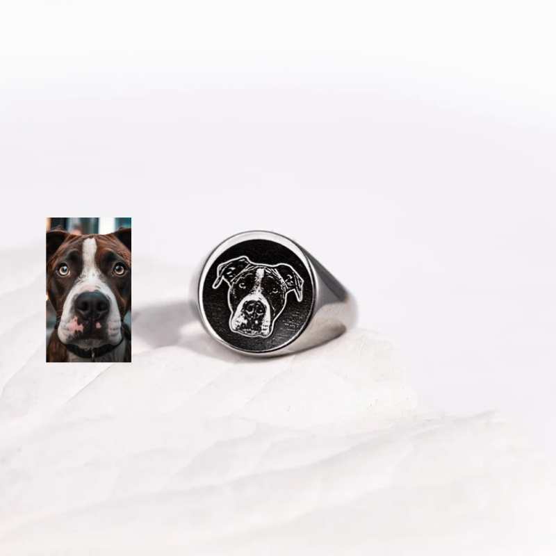 Мужское кольцо-печатка с грави – обзор и цена Mens Signet Ring