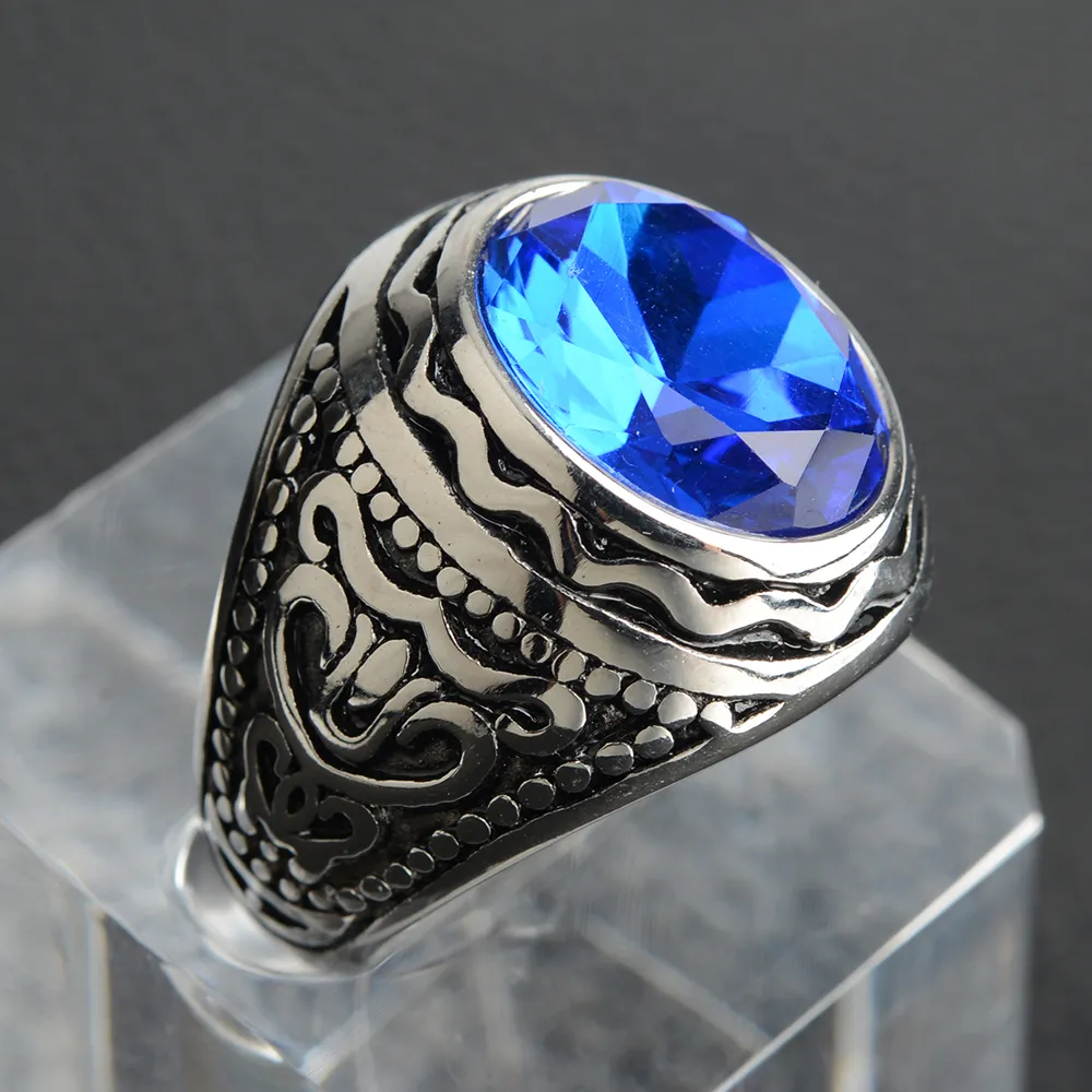 Ручная работа, темно-синий цве – обзор и цена Mens Signet Ring