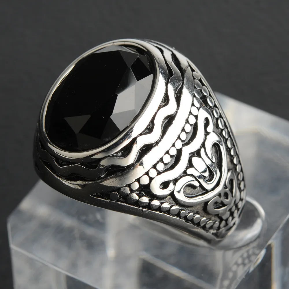 Ручная работа, темно-синий цве – обзор и цена Mens Signet Ring