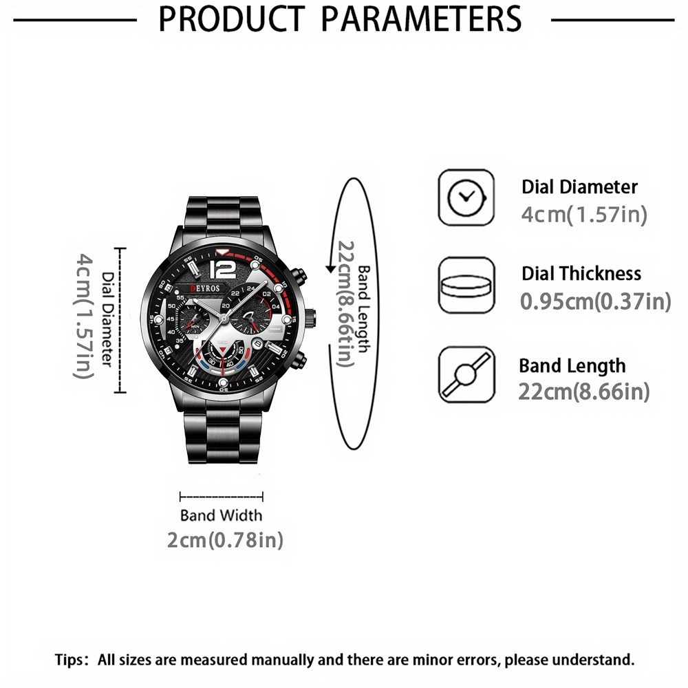 3 шт./компл. модные мужские ча – обзор и цена Best Jewelry Watches For Men