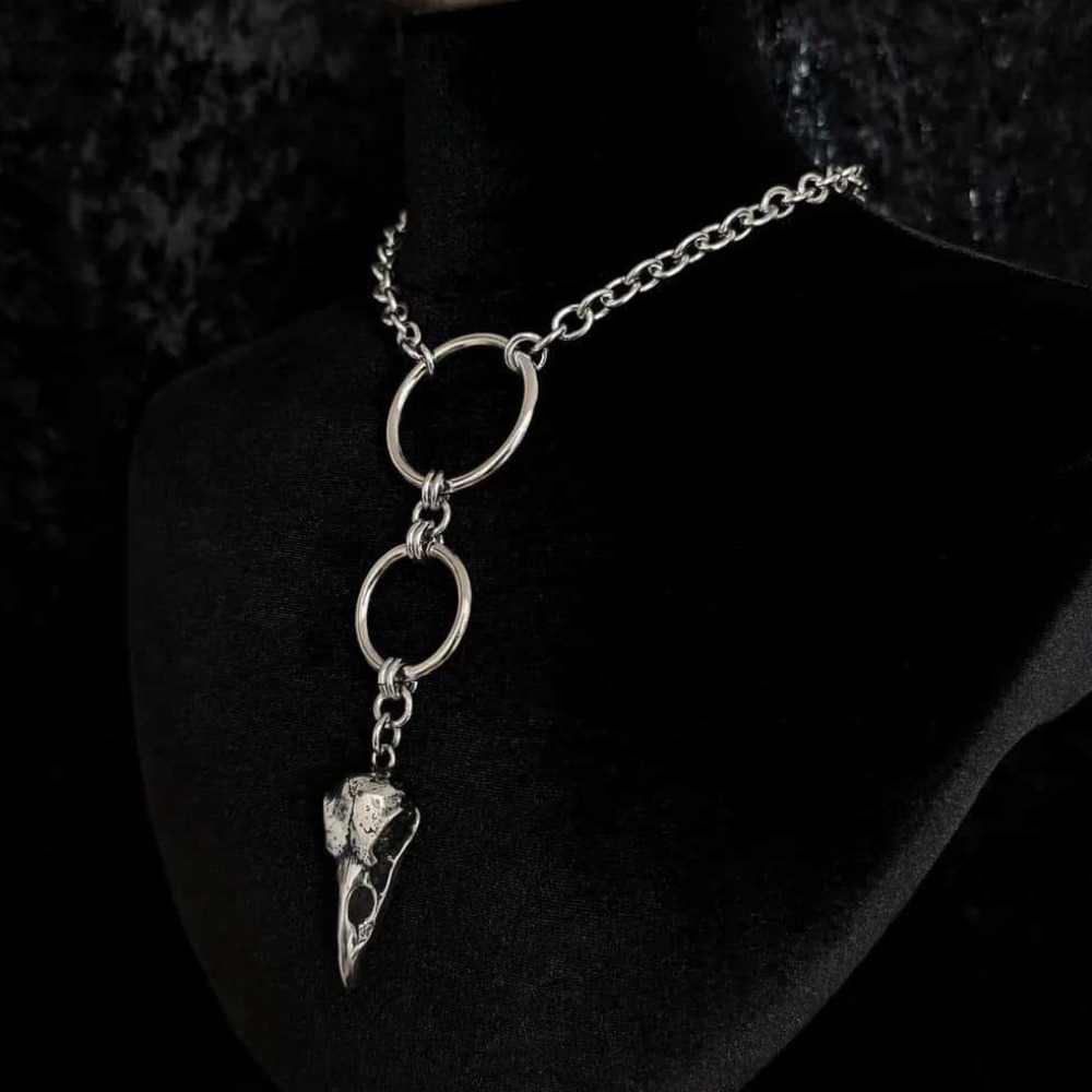 Новое готическое ожерелье из н – обзор и цена Gothic Skull Ring