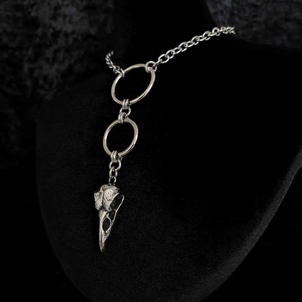 Новое готическое ожерелье из н – обзор и цена Gothic Skull Ring