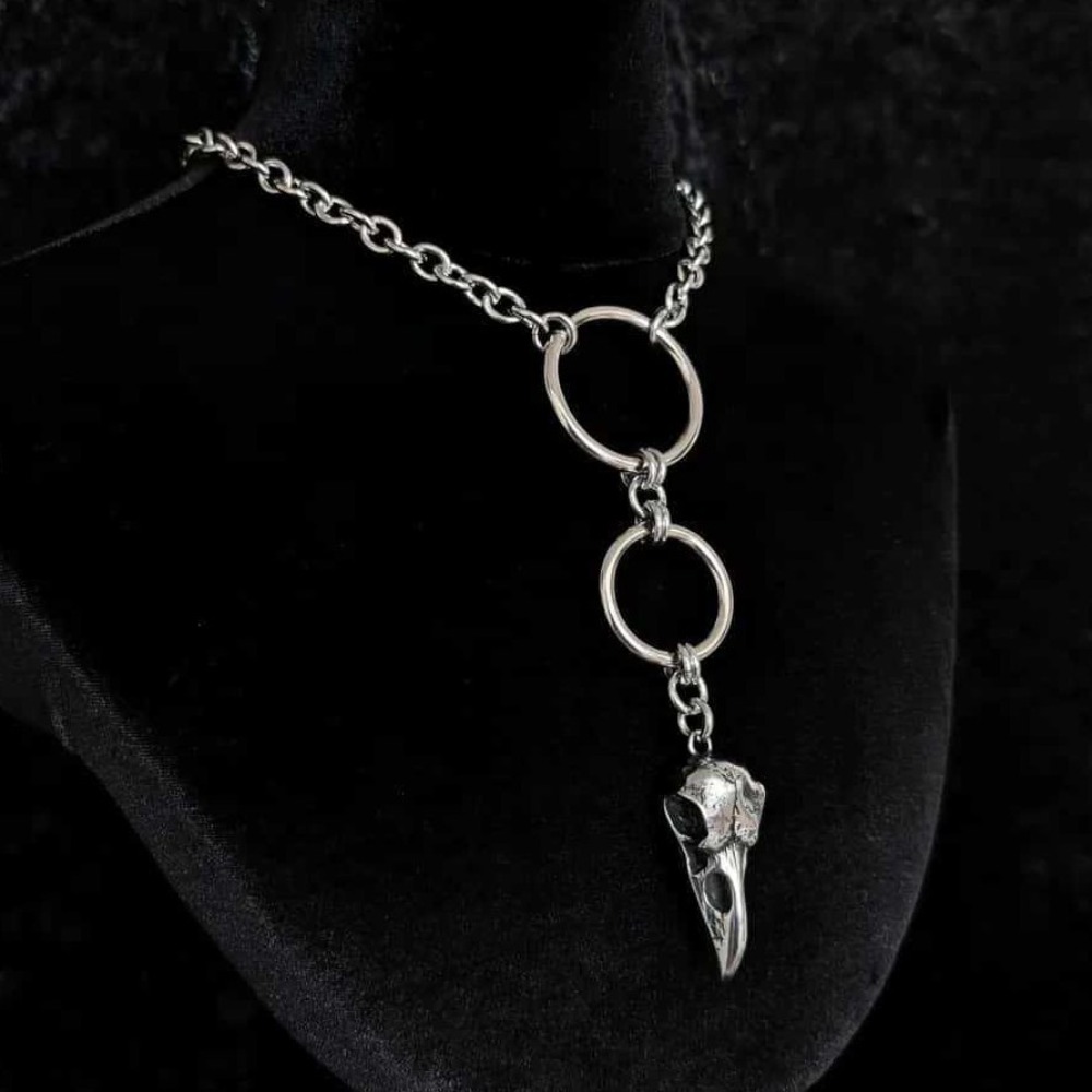 Новое готическое ожерелье из н – обзор и цена Gothic Skull Ring