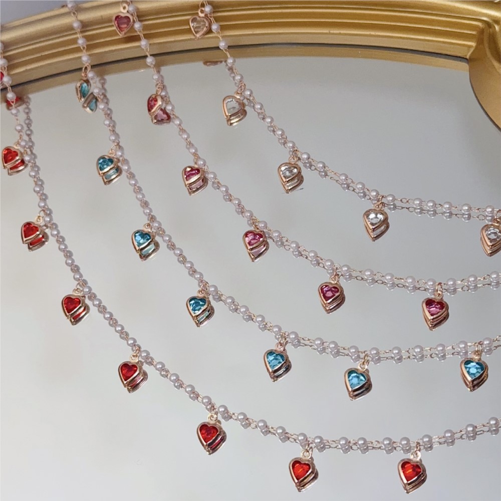 Цепочка из латуни с розовыми х – обзор и цена Crystal Choker Necklace