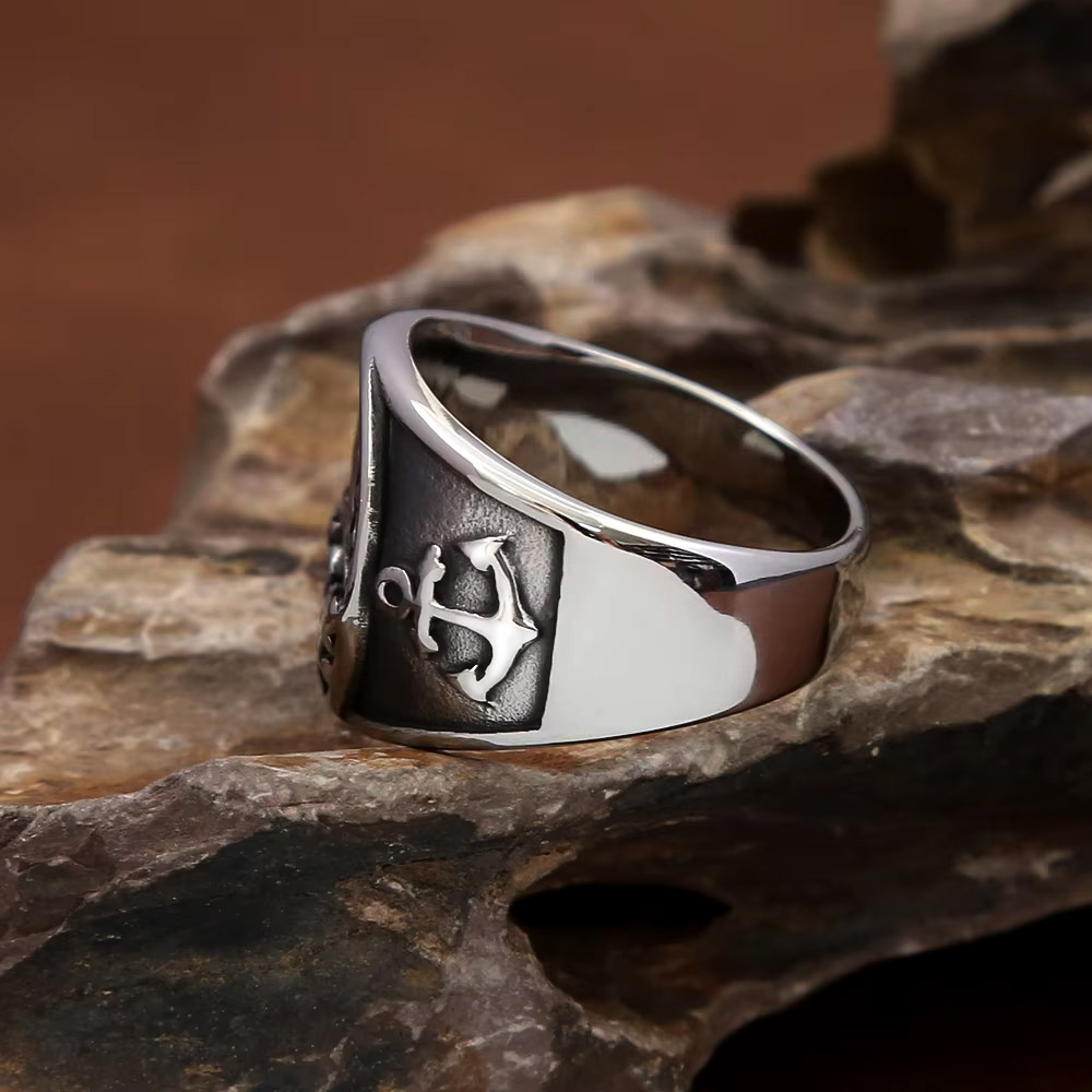 Винтажное морское кольцо-печат – обзор и цена Mens Signet Ring