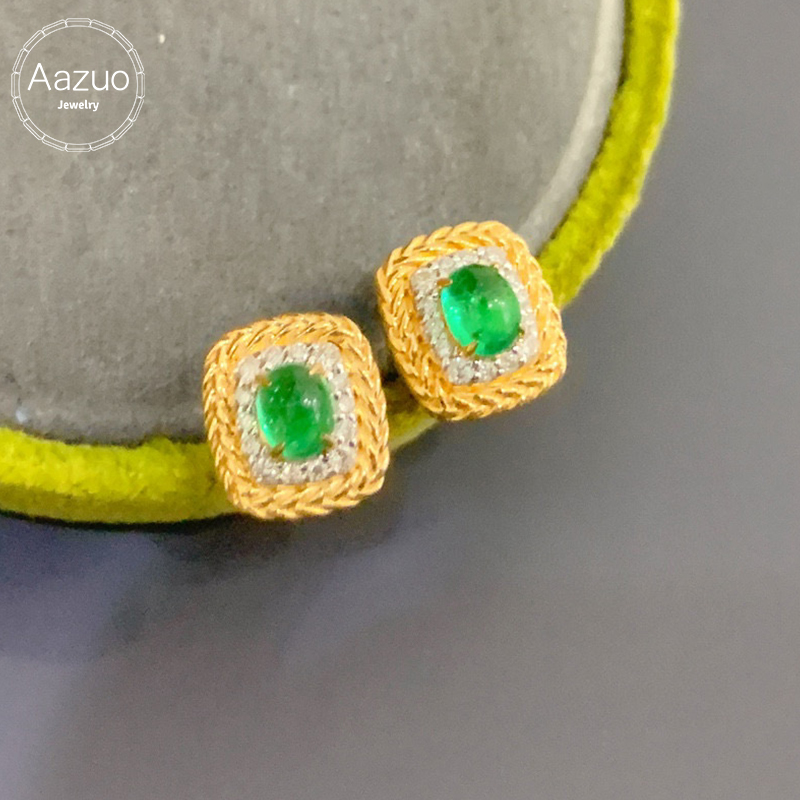 Aazuo настоящие серьги-гвоздик – обзор и цена Diamond Stud Earrings