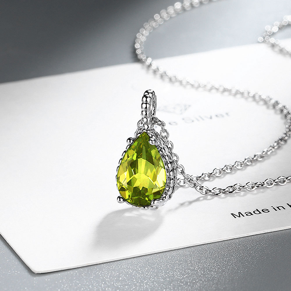Кулон-подвеска из серебра 925  – обзор и цена Crystal Choker Necklace