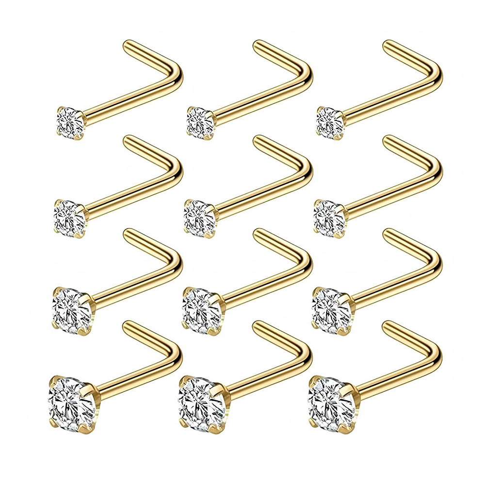 Полный набор из 12 предметов,  – обзор и цена Diamond Stud Earrings