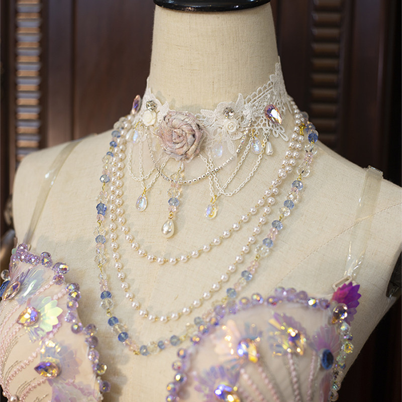 Японское оригинальное роскошно – обзор и цена Crystal Choker Necklace