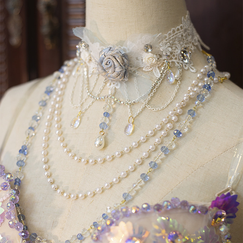 Японское оригинальное роскошно – обзор и цена Crystal Choker Necklace
